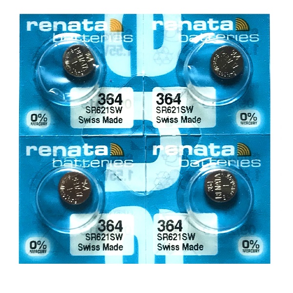 364 / SR621SW Renata Silver Oxide Button Battery