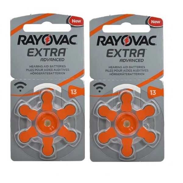 RAYOVAC EXTRA Size 13 Zinc Air Hearing Aid Battery (2 Cards)