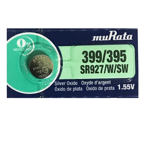 muRata 399/395 SR927SW SR57 SR927 Silver Oxide Button Battery (1 Piece)