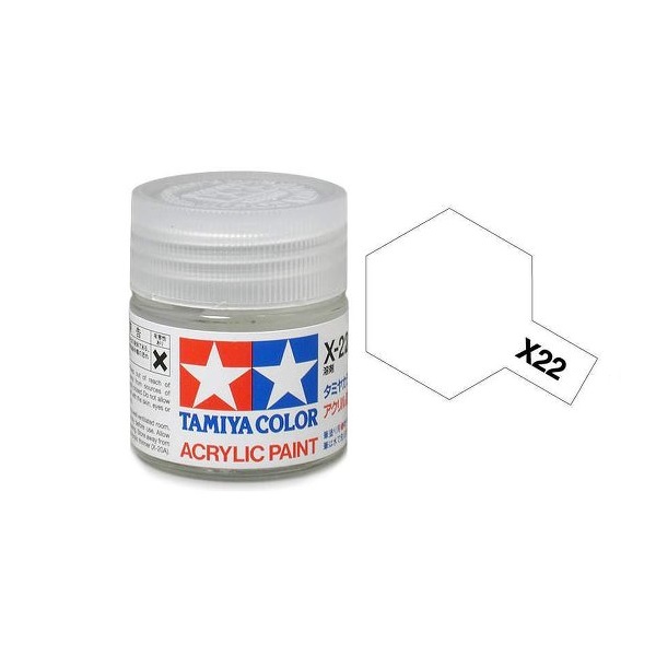 Tamiya 81022 X-22 Clear Acrylic Paint Gloss 23ml