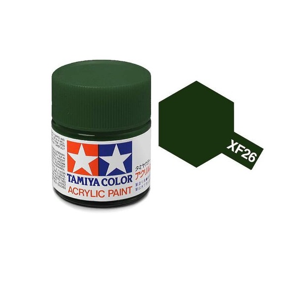 Tamiya 81326 XF-26 Deep Green Acrylic Paint Flat 23ml