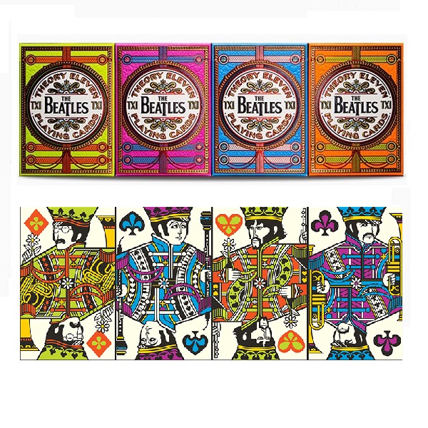 The Beatles Premium Playing Cards By THEORY11 (All Color in 4 Sets)