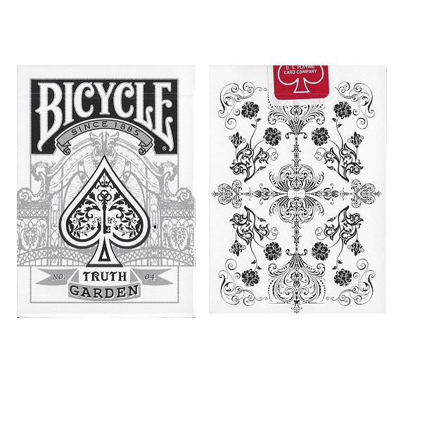 Bicycle Truth Garden Playing Card (White)
