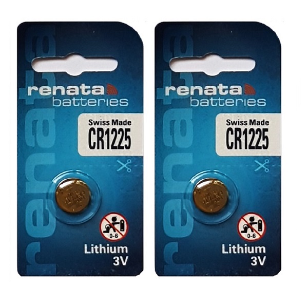 Renata CR1225 Lithium Cell Button Battery (2 Pieces)
