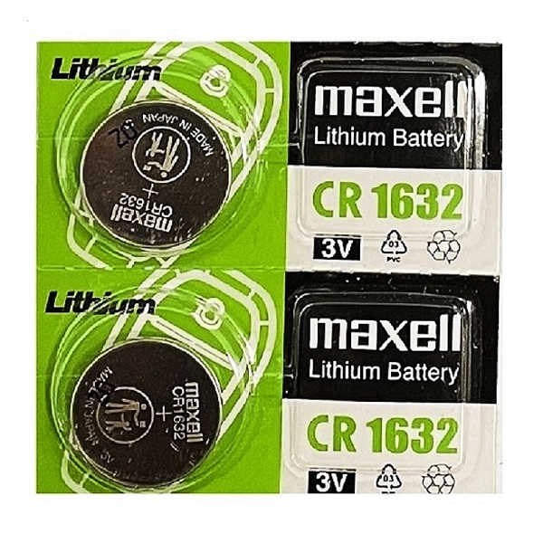 Maxell CR1632 Lithium Cell Button Battery (2 Pieces)
