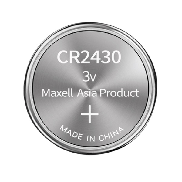 Maxell CR2430 Lithium Cell Button Industrial Battery (2 Pieces)