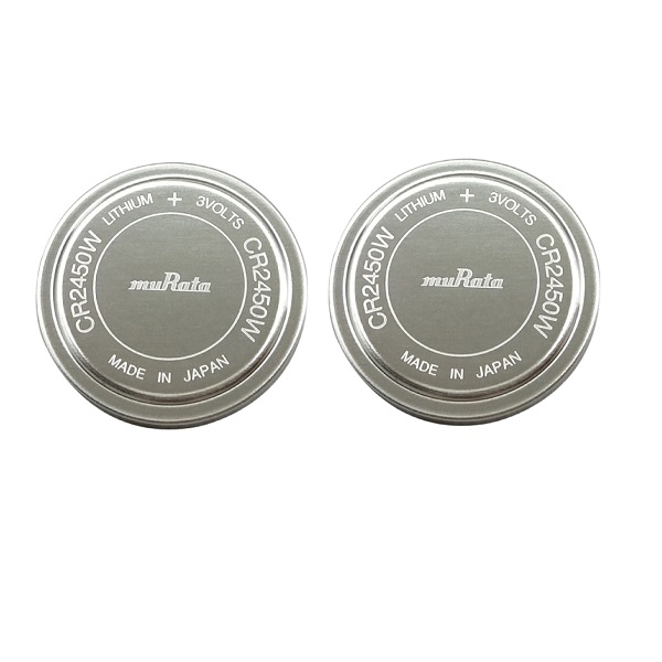 muRata CR2450W High Temperature  -40℃ to 125℃  Industrial Lithium Cell Button Battery (2 Pieces)