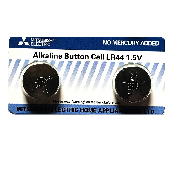 Mitsubishi LR44 AG13 SR44SW 357 Alkaline Button Battery (2 Pieces)