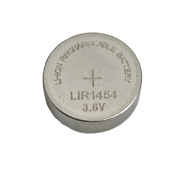 LIR1454 3.6V TWS Bluetooth Headset Rechargeable Li-Ion Cell Button Industrial Battery (1 Piece)
