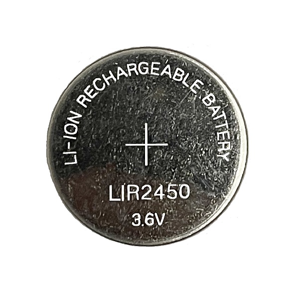 LIR2450 3.6V Rechargeable Li-ion Cell Button Industrial Battery (1 Piece)