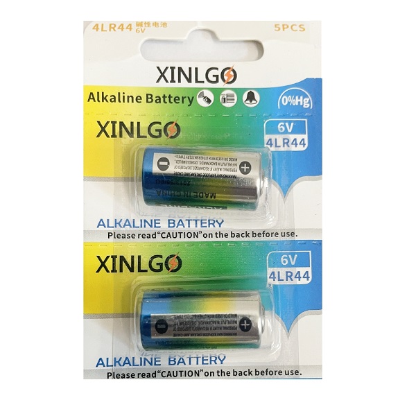 XINLGO 4LR44 4A76 A544 L1325 PX28A Alkaline Battery (2 Pieces)
