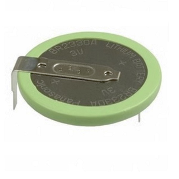 Panasonic BR2330A/HDN Lithium Cell Button Industrial Battery (1 Piece)