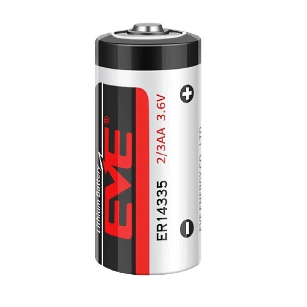 EVE ER14335 3.6V Type 2/3 AA Lithium Thionyl Chloride (Li-SOCl2) Cylindrical Battery (1 Piece)