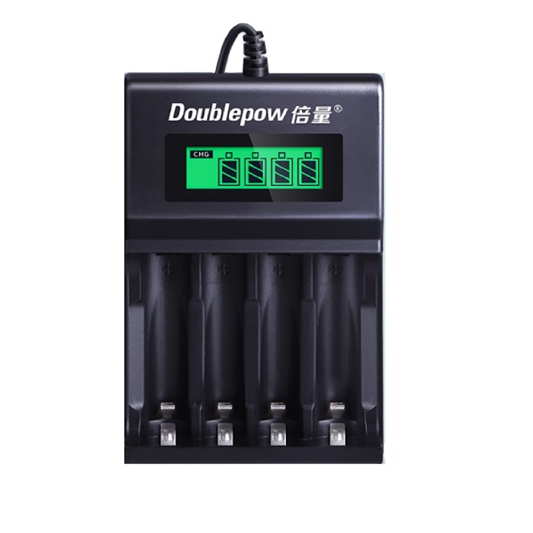 Doublepow DP-UK93B 4 Slot LCD Intelligent Rapid Charger for AA AAA Ni-MH Rechargeable Battery