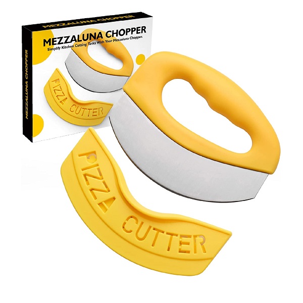 Stainless Steel Sharp Blade Mezzaluna chopper