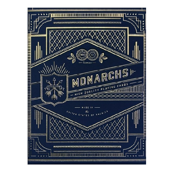 Monarch Playing Cards By THEORY11 (Blue)