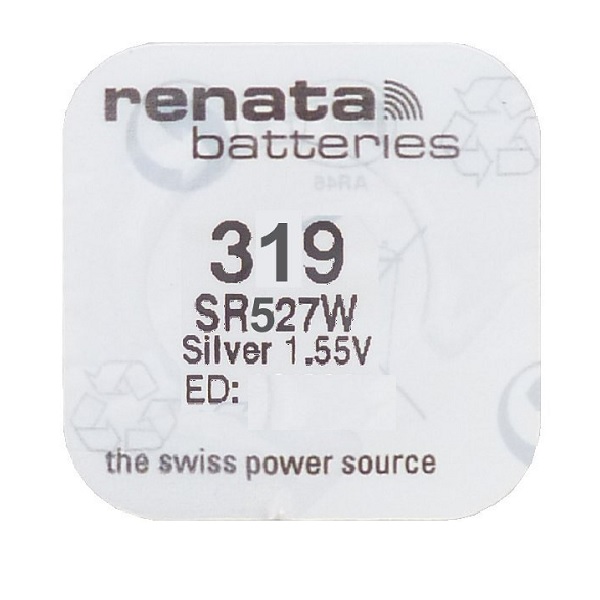 Renata 319 SR1120SW Silver Oxide Button Battery (1 Piece)