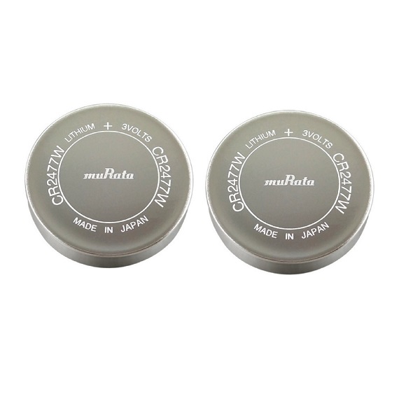muRata CR2477W High Temperature  -40℃ to 125℃  Industrial Lithium Cell Button Battery  (2 Pieces)