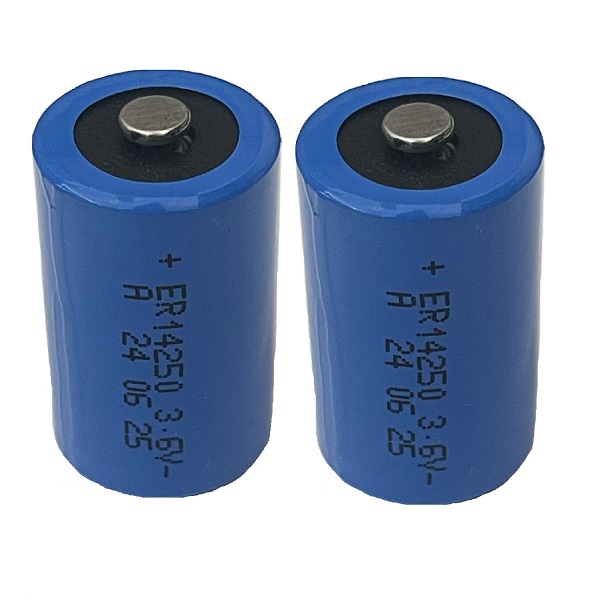XINLGO ER14250 3.6V Type 1/2 AA Lithium Thionyl Chloride (Li-SOCl2) Cylindrical Battery (2 Pieces)