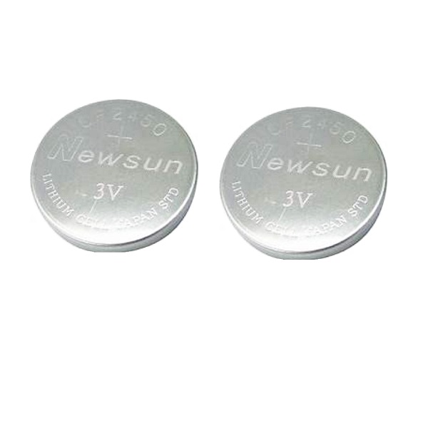NewSun CR2450 Lithium Cell Button Industrial Battery (2 Pieces) 