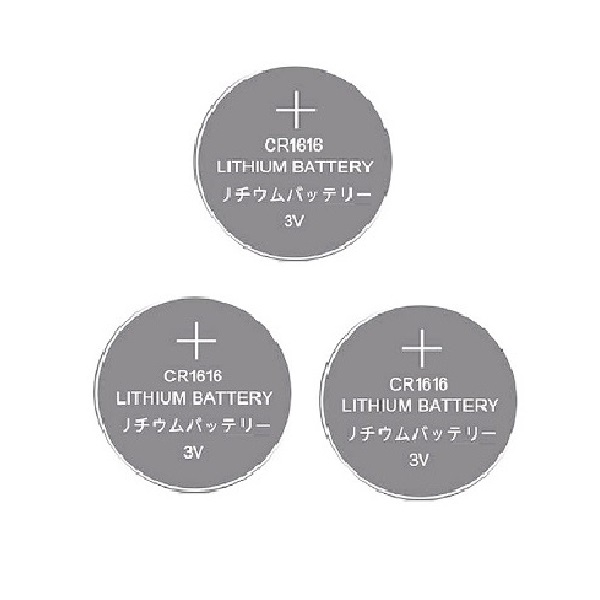 Quality CR1616 Lithium Cell Button Industrial Battery (3 Pieces)