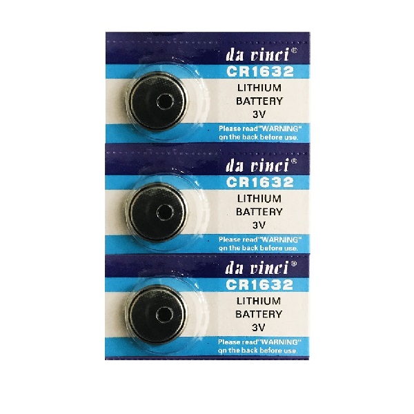 DaVinci CR1632 Lithium Cell Button Battery (3 Pieces)
