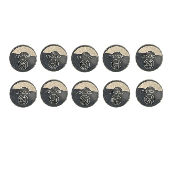 Quality CR2025 Lithium Cell Button Battery (10 Pieces)