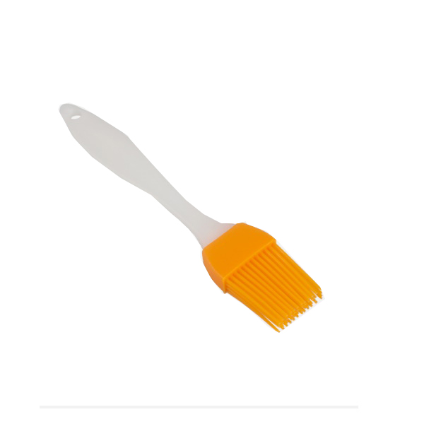 Heat Resisting Food Grade BBQ Silicone Pastry Cake Bread Oil Cream Pizza Brush (Orange)