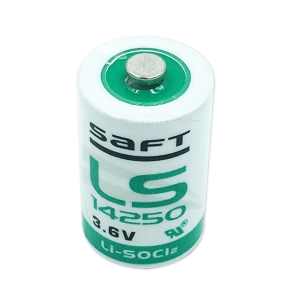 SAFT LS14250 3.6V Lithium Thionyl Chloride (Li-SOCl2) Cylindrical Battery (1 Piece)