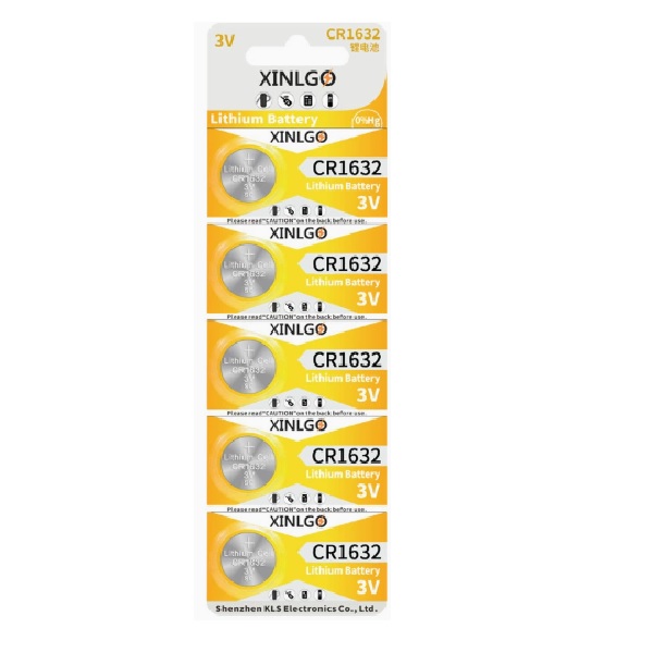 XINLGO CR1632 Lithium Cell Button Battery (5 Pieces)
