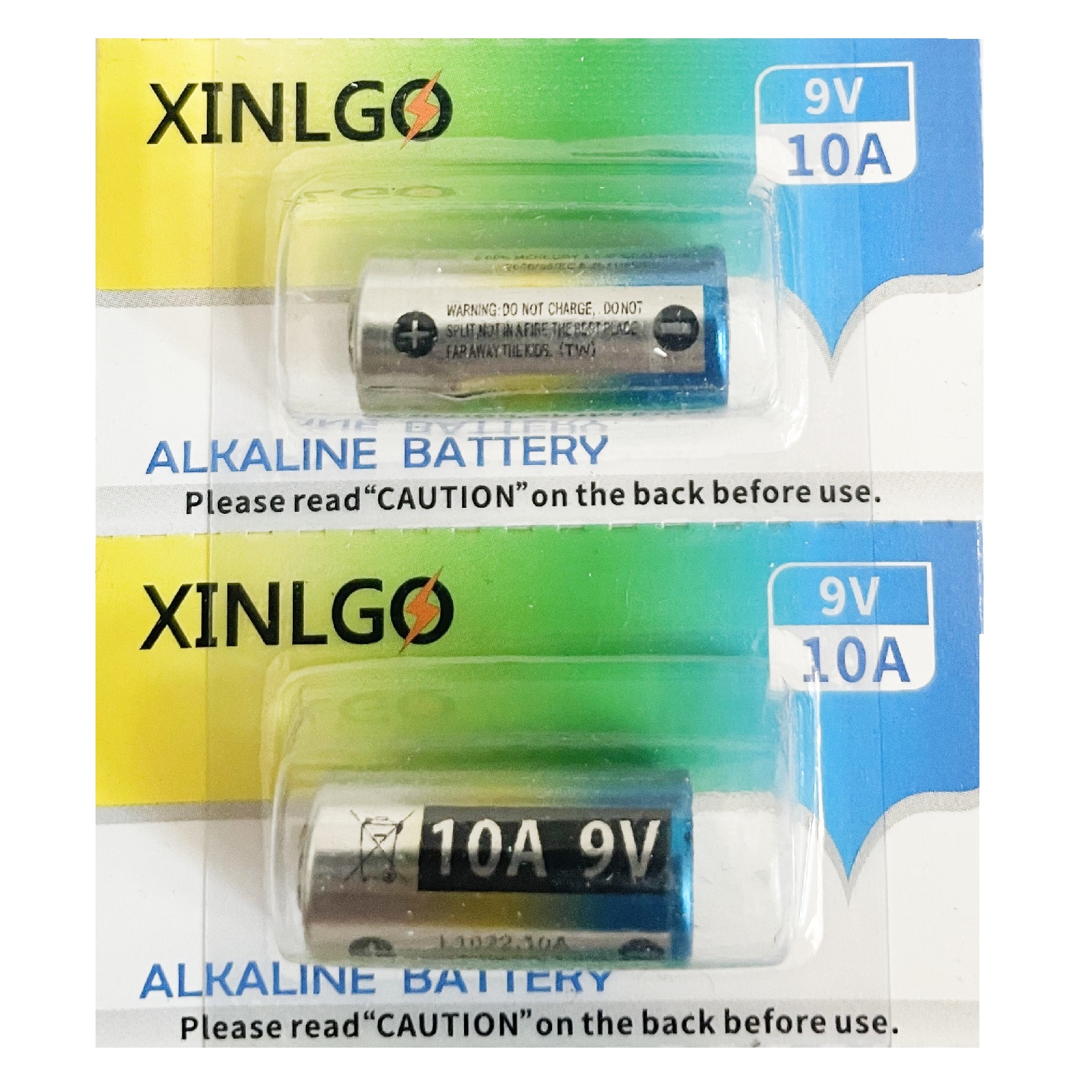 XINLGO 10A 9V Alkaline Battery (2 Pieces)