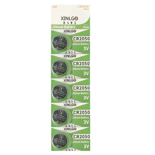 XINLGO CR2050 Lithium Cell Button Battery (5 Pieces)