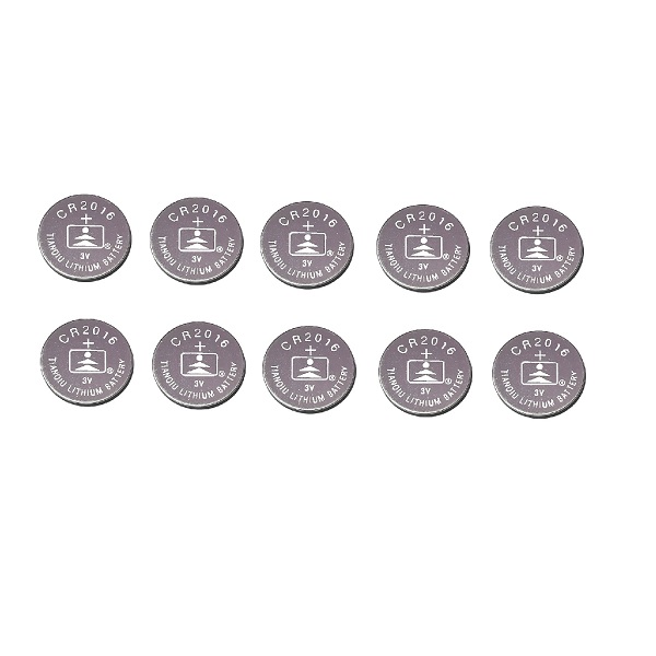TIANQIU CR2016 Lithium Cell Button Industrial Battery (10 Pieces)