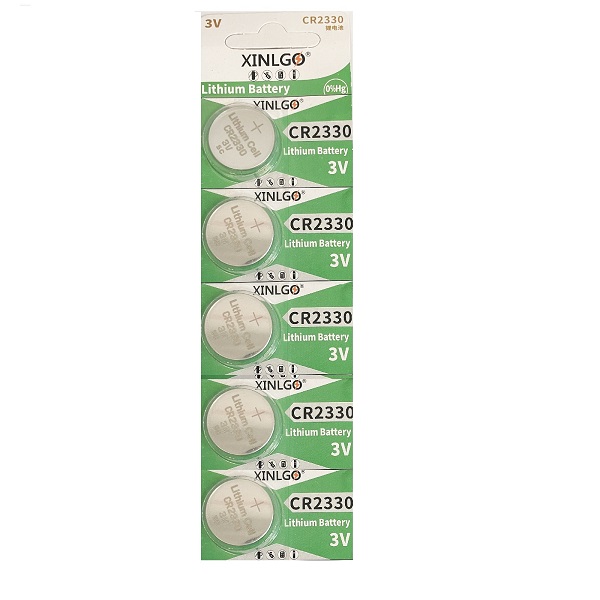 XINLGO CR2330 Lithium Cell Button Battery (5 Pieces)