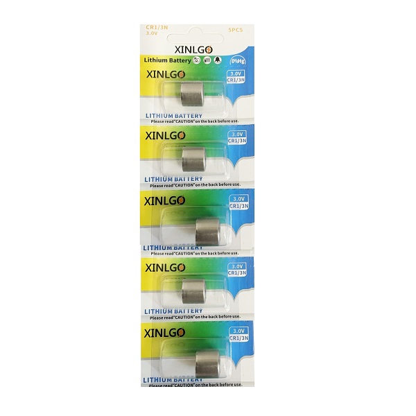 XINLGO CR1/3N 3V Lithium Battery (5 Pieces)