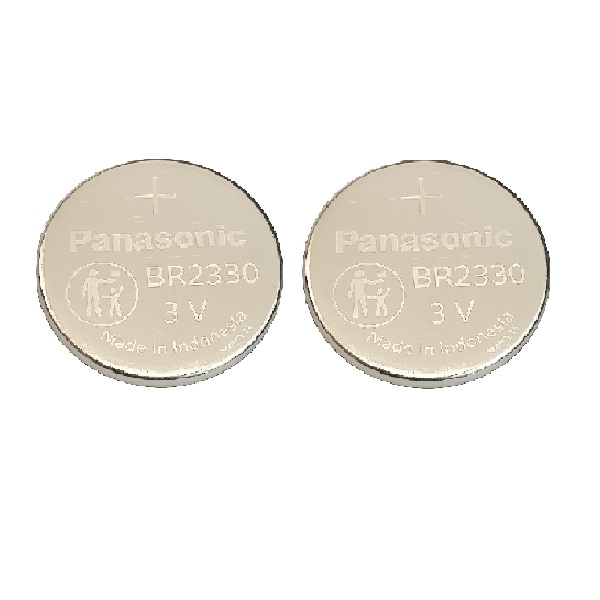 Panasonic BR2330 Lithium Industrial Button Battery (2 Pieces)