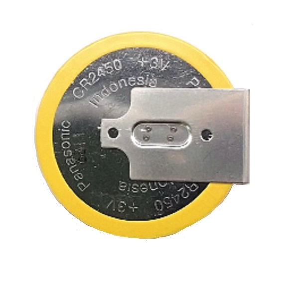 Panasonic CR2450/G1AE Lithium Industrial Cell Button Battery (1 Piece)