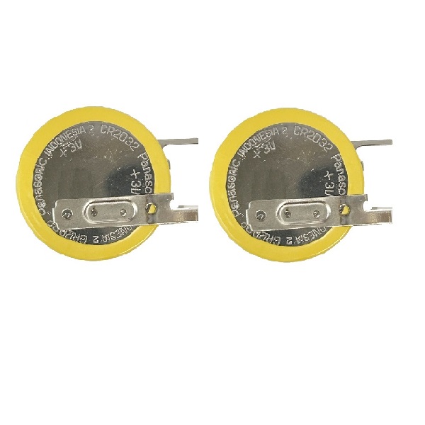 Panasonic CR2032/VCN Lithium Cell Button Industrial Battery (2 Pieces)