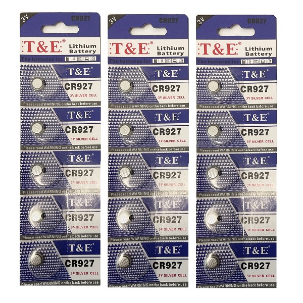 T&E CR1225 Lithium Cell Button Battery (15 Pieces)