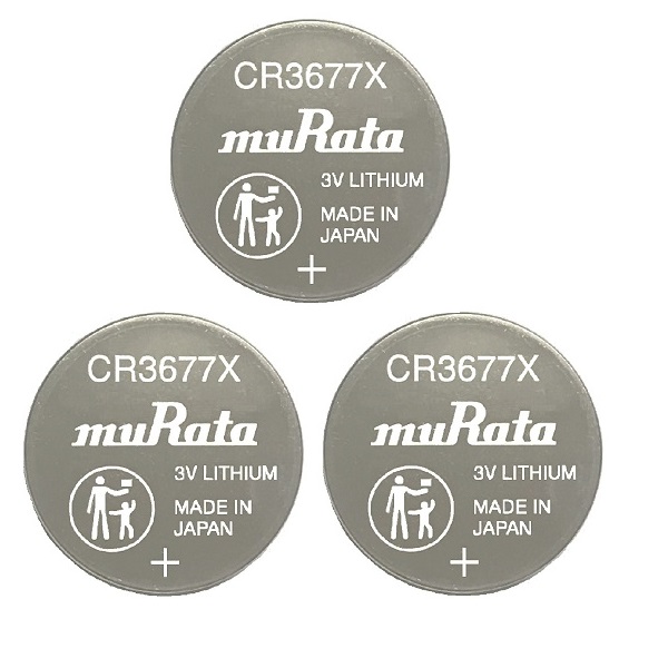 Quality CR3677X Lithium Cell Button Industrial Battery (3 Pieces)