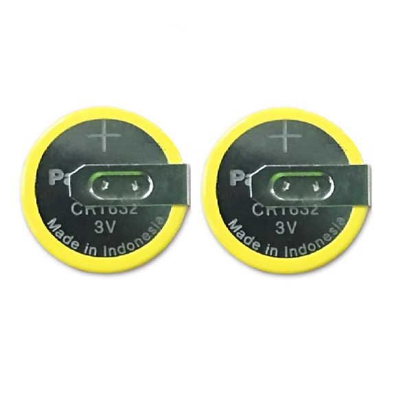 Panasonic CR1632/HFN 180° Lithium Button Industrial Battery (2 Pieces)