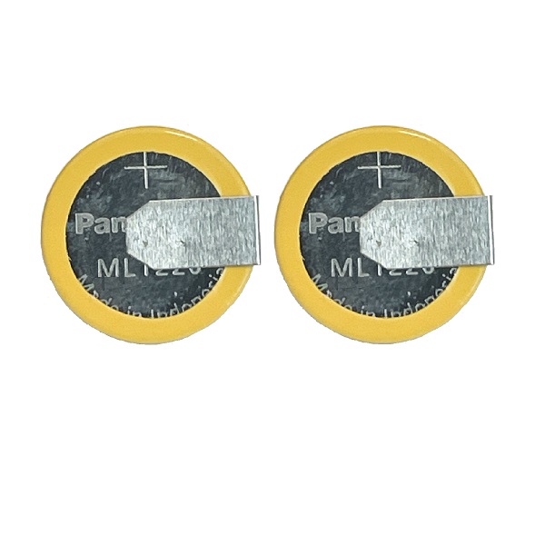 Panasonic ML1220 T6 Lithium Rechargeable Industrial Cell Button Battery (2 Pieces)