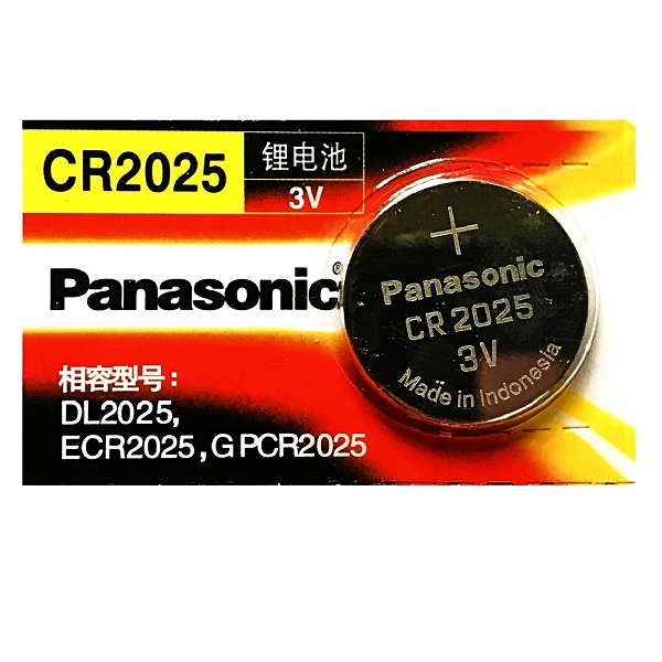 Panasonic CR2025 Lithium Cell Button Battery (1 Piece)