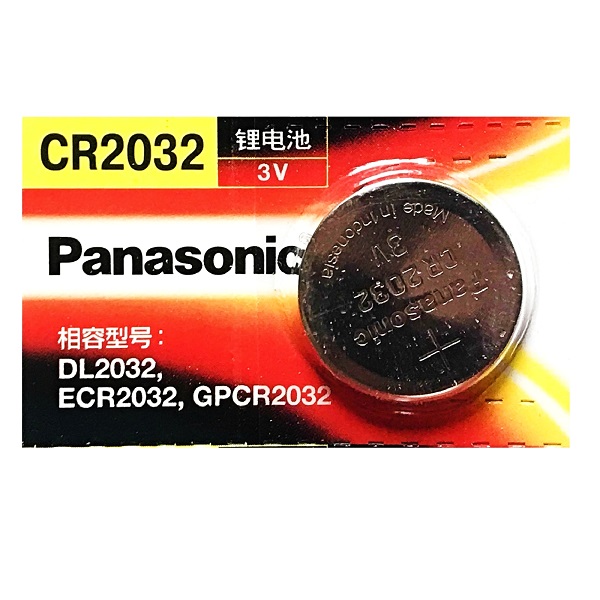 Panasonic CR2032 Lithium Cell Button Battery (1 Piece)