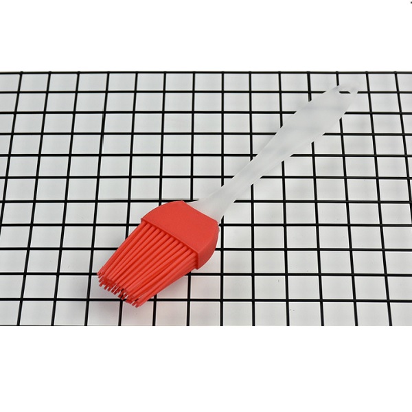 Heat Resisting Food Grade BBQ Silicone Pastry Cake Bread Oil Cream Pizza Brush (Red) 