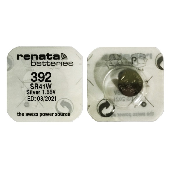 Renata 392 SR41W Button Silver Oxide Battery (1 Piece)