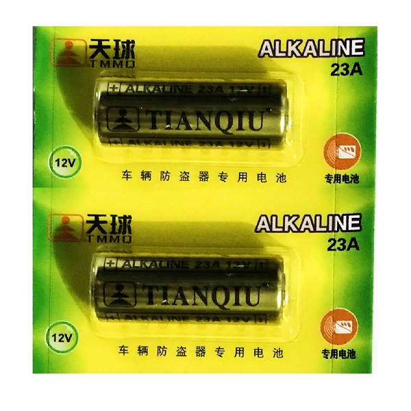 TIANQIU 23A 12V Alkaline Battery (2 Pieces)