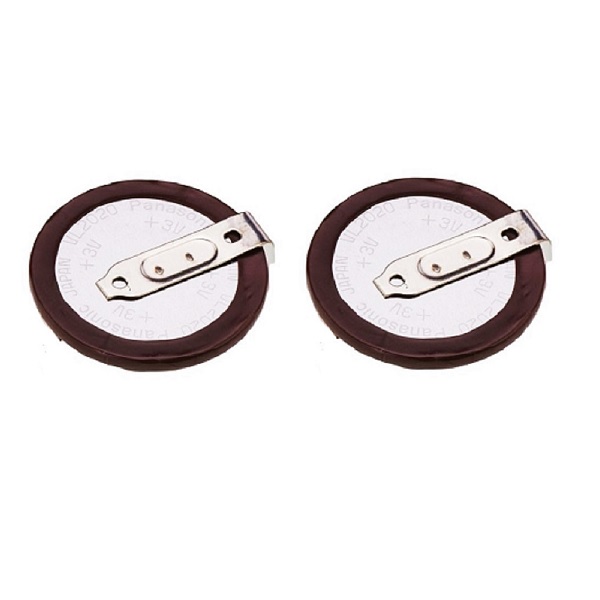Panasonic VL2020/HKN 90° Lithium Rechargeable Cell Button Battery (2 Pieces)