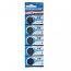Doublepow CR2025 Lithium Cell Button Battery (5 Pieces)