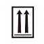 IATA DG Hazard Handling Labels Environmentally Hazardous 10x10cm (50 Pieces)